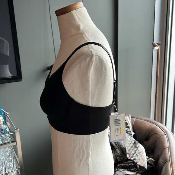 New True & Co Santoni Hybrid Lift Bra in Black Size Medium - Picture 6 of 7